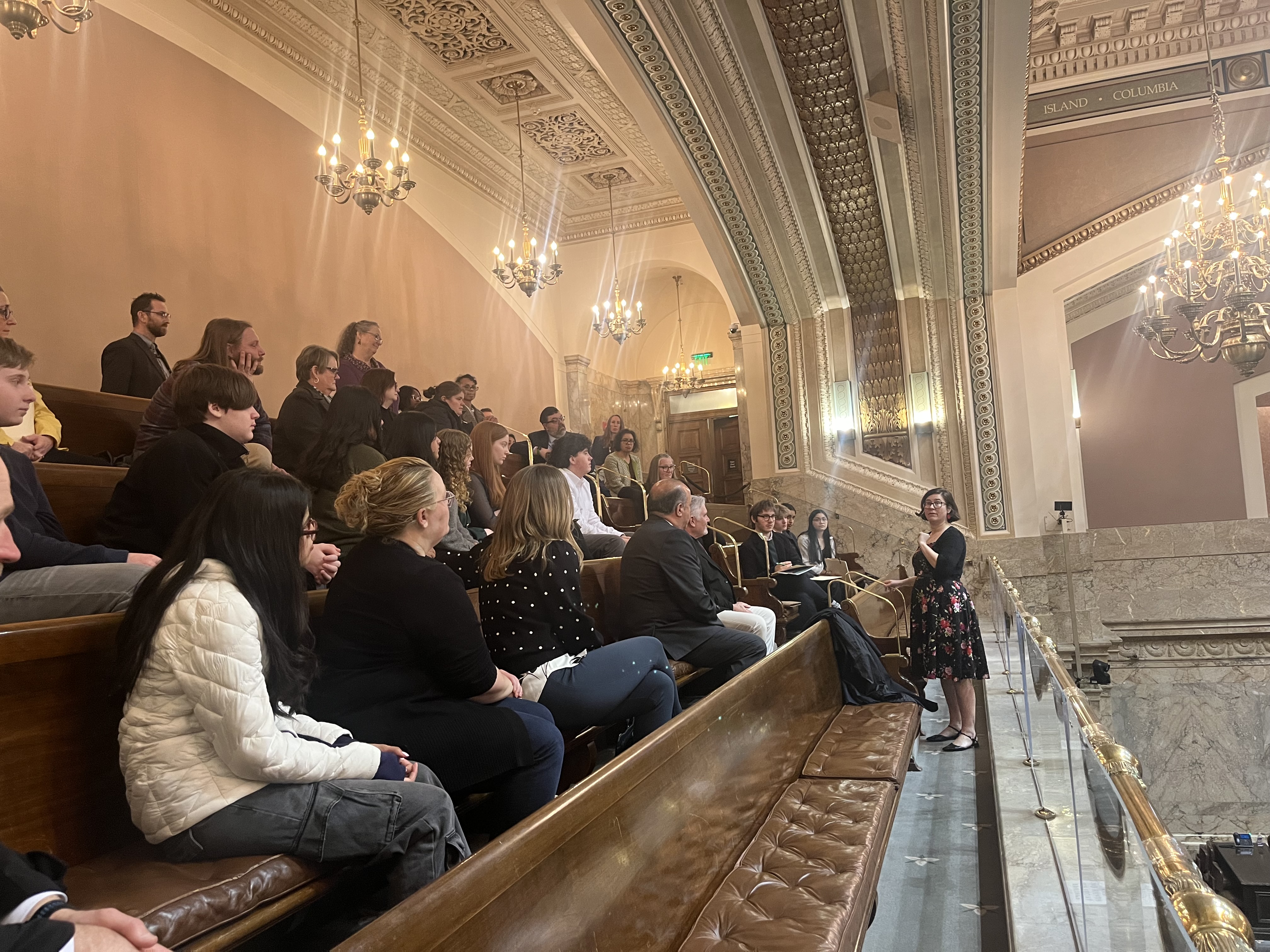 Students attend legislative session