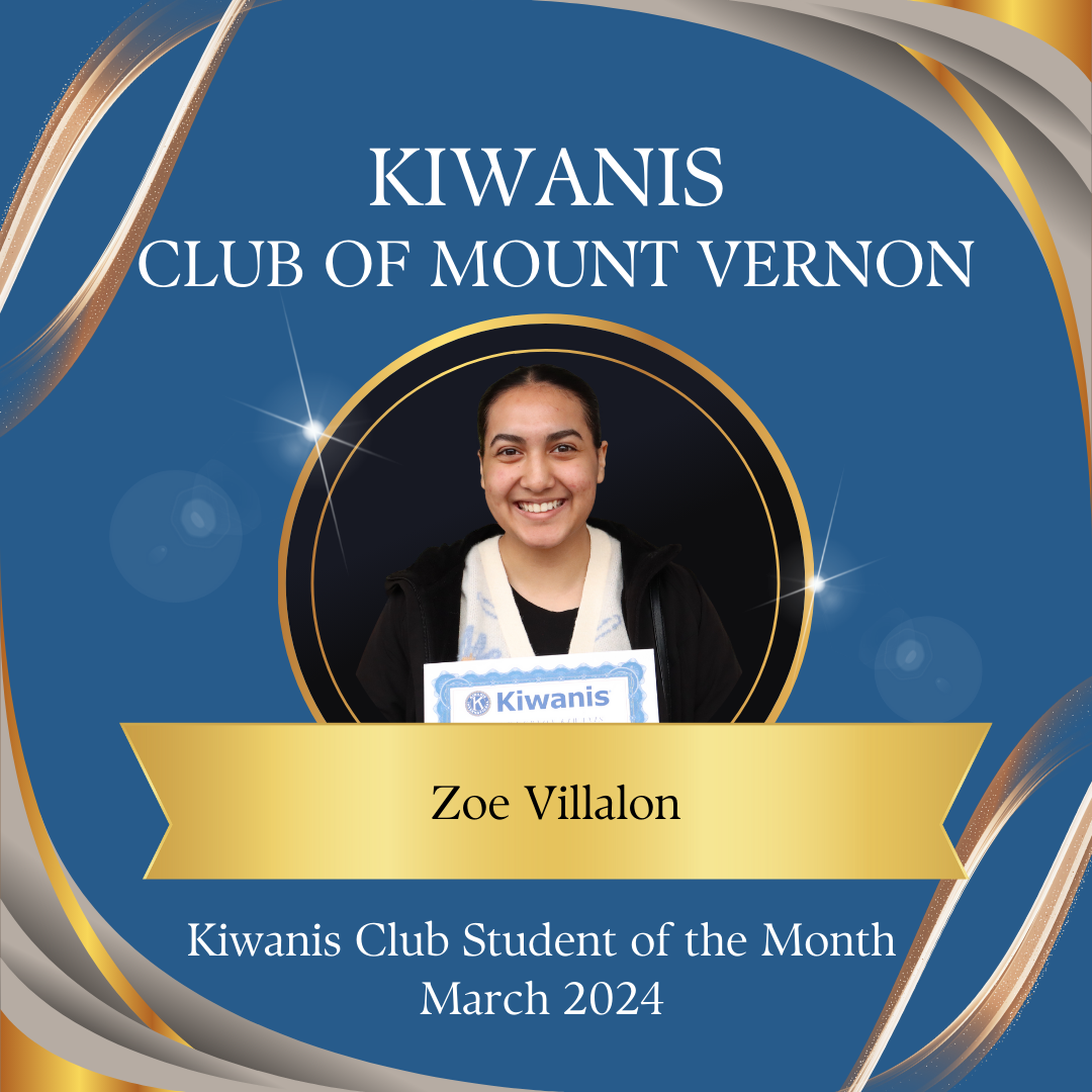 Kiwanis Student of the month