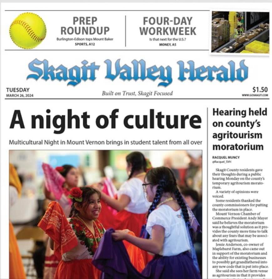 students featured in local newspaper