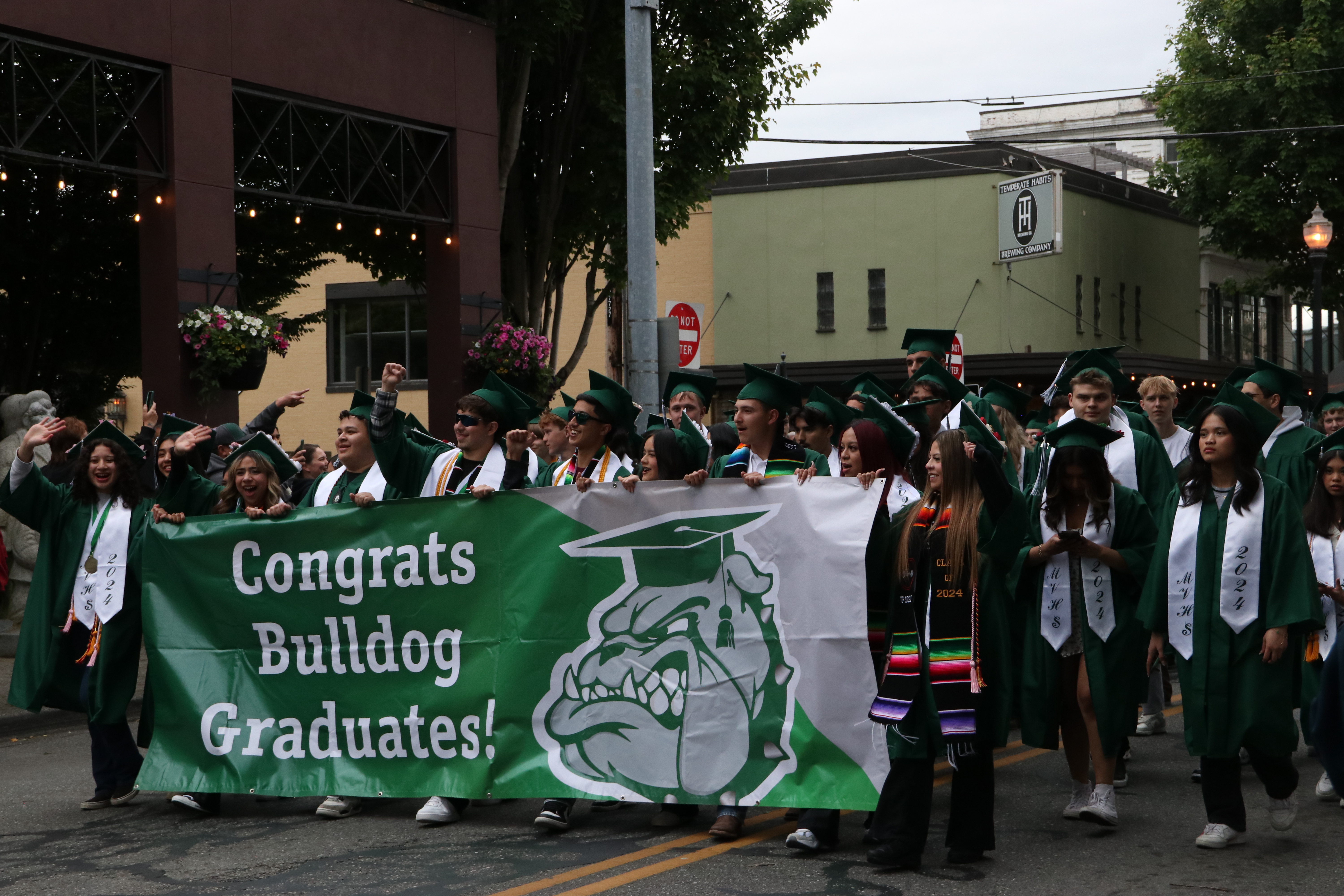 graduation parade