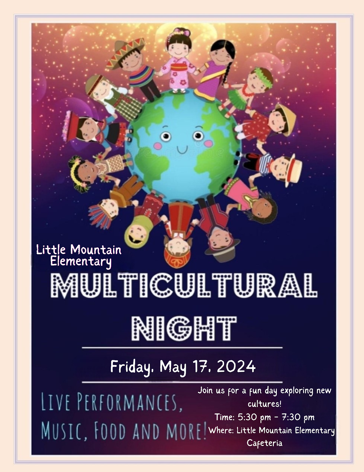 Multicultural event information
